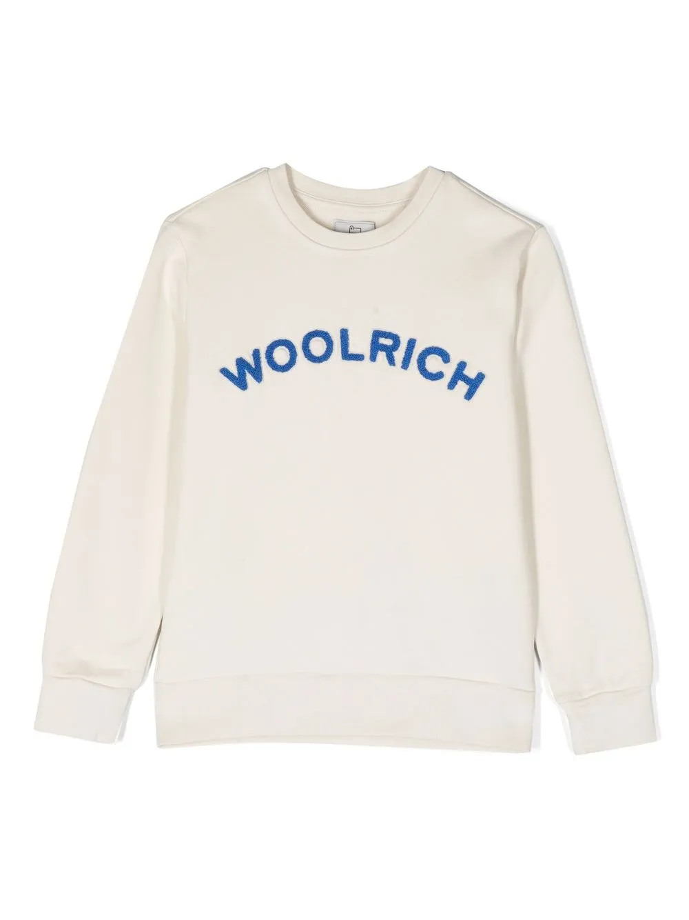 

Woolrich Kids varsity terry-cloth-logo sweatshirt - Neutrals