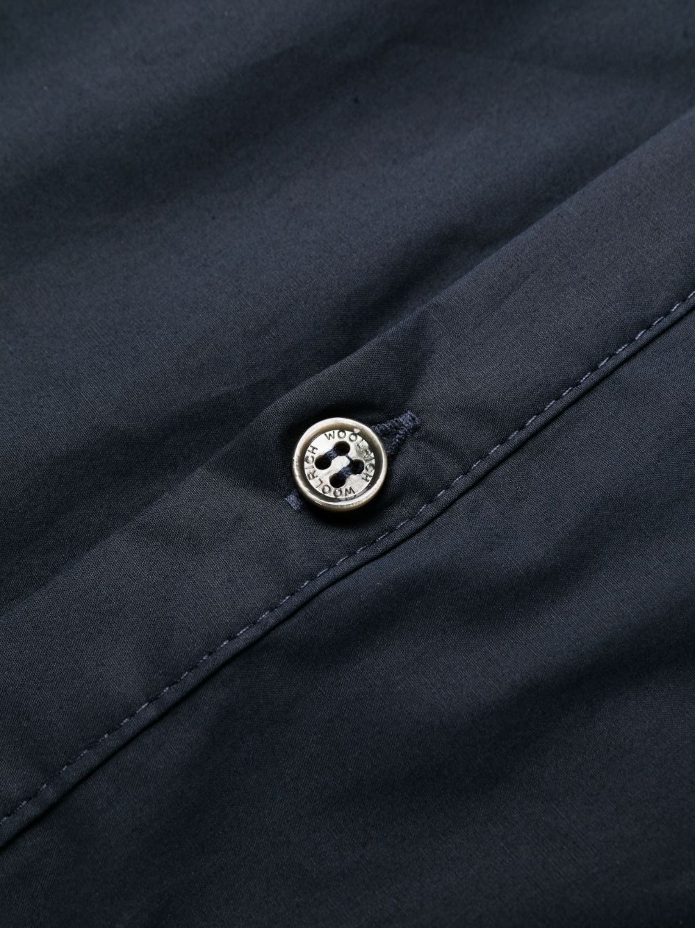 Shop Woolrich Tied-waist Poplin Shirtdress In Black