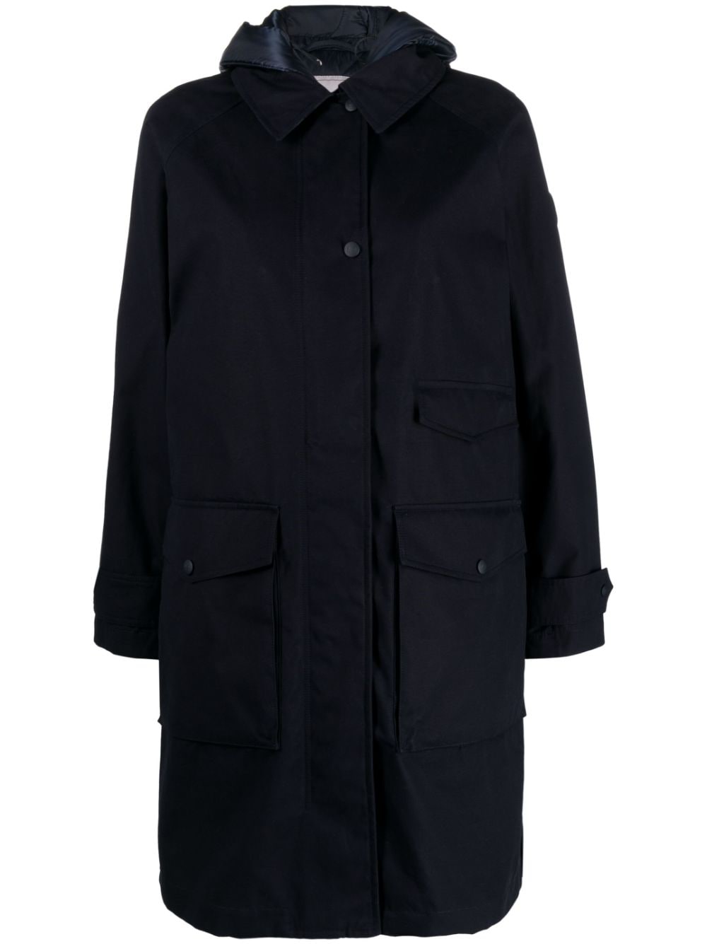 Woolrich 3-in-1 Sideline Parka With Detachable Padded Vest In Melton Blue