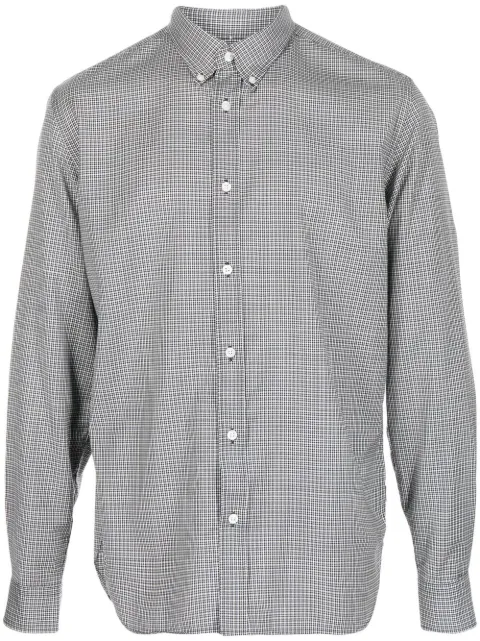 Woolrich fine-check virgin wool shirt
