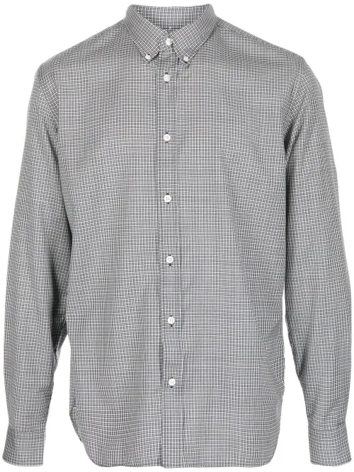 Chemise en laine vierge à carreaux - Woolrich - Modalova