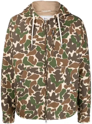 Camo drawstring sale jacket