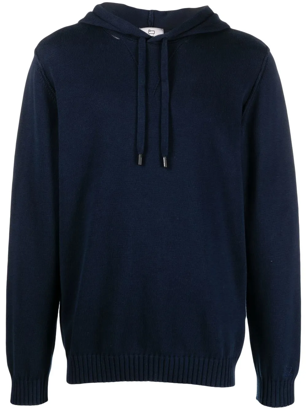 

Woolrich hoodie tejida con cordones - Azul