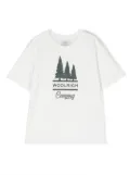 Woolrich Kids Road Trip logo-printed t-shirt - White