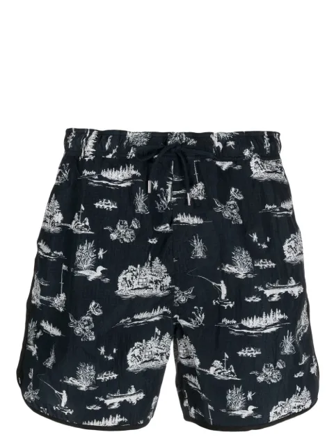 Woolrich graphic-print shorts 