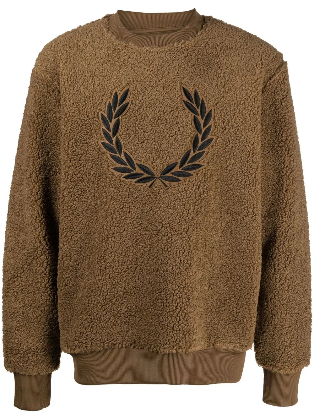 

Fred Perry Borg fleece sweatshirt - Brown