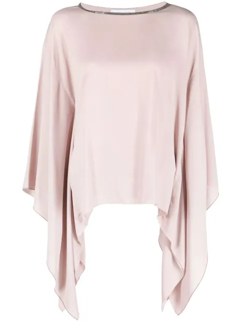 Fabiana Filippi draped-sleeve blouse