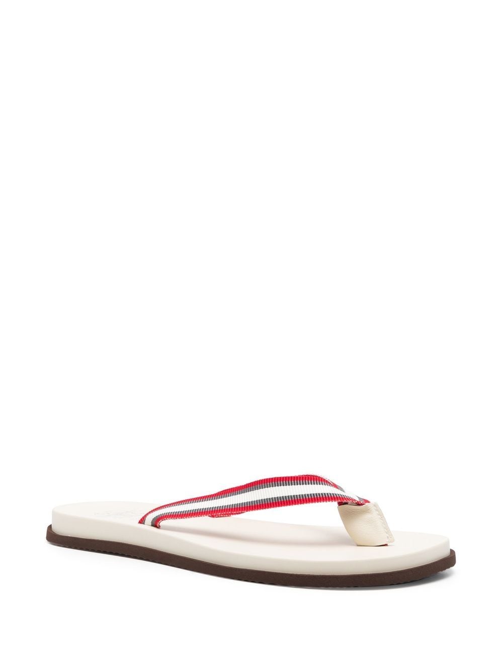 Brunello Cucinelli Teenslippers met teenbandje - Rood