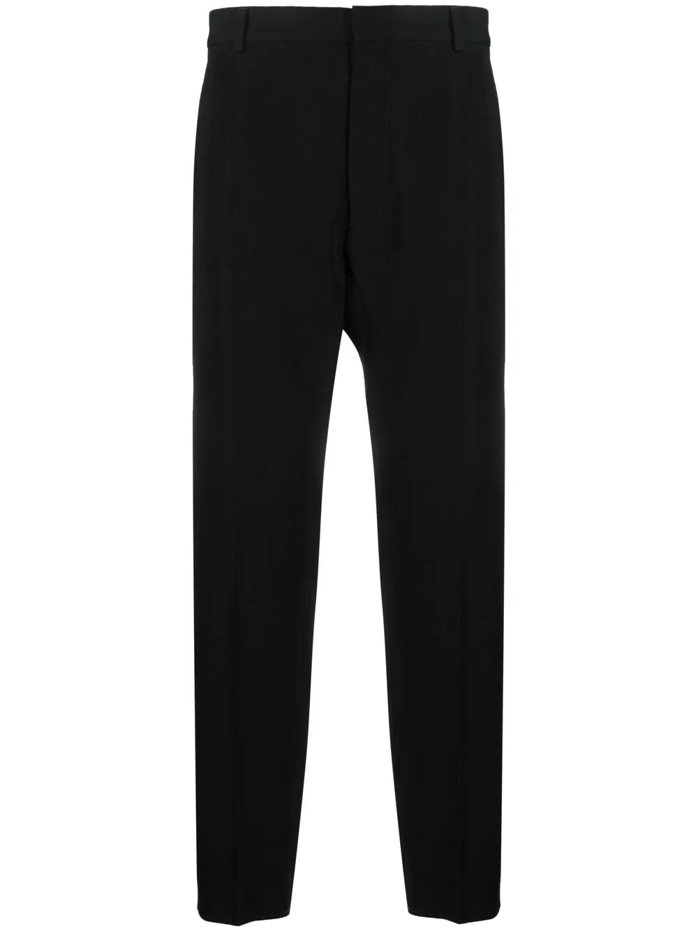 mid-rise wool trousers