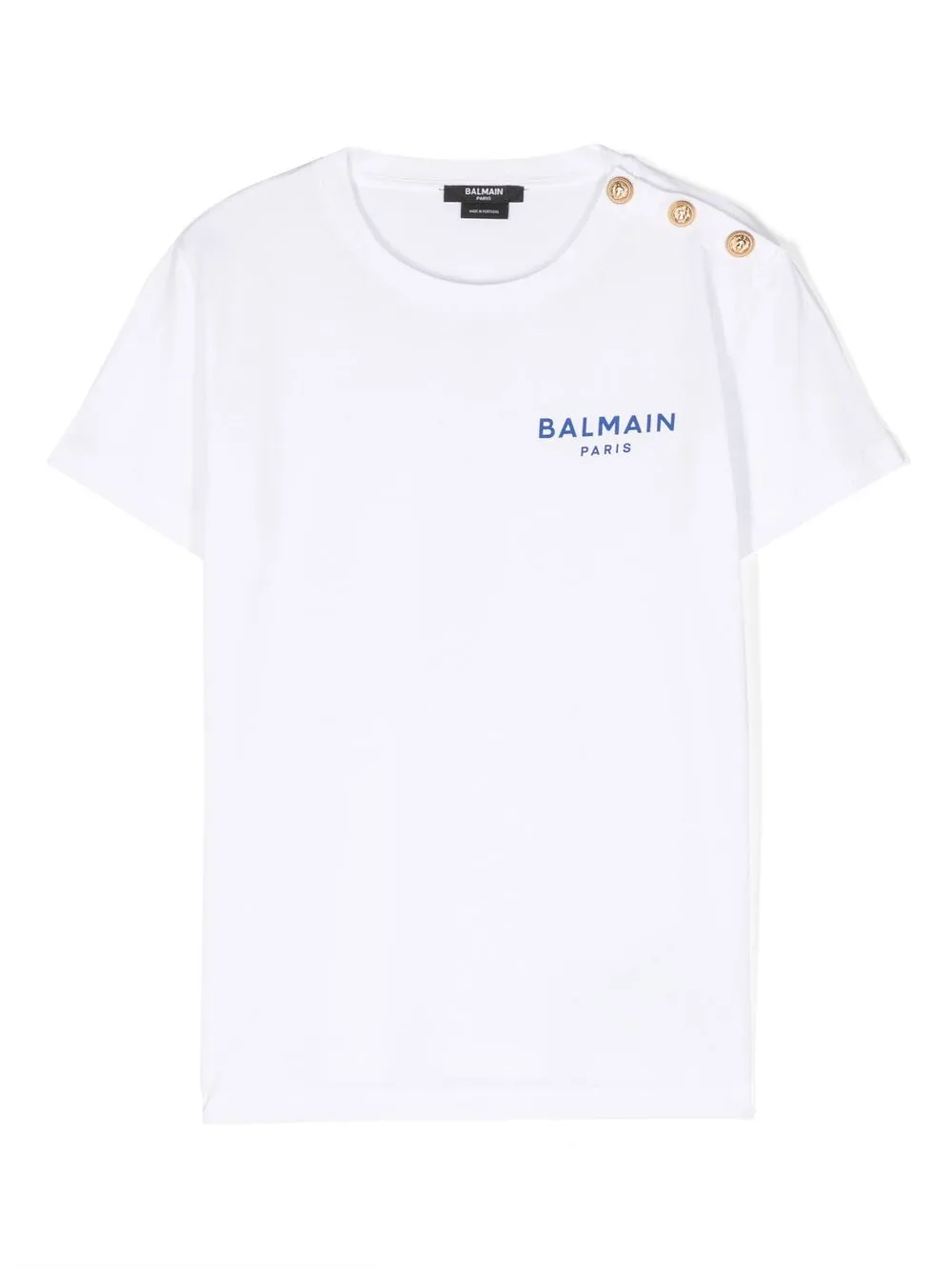 

Balmain Kids logo-print crew-neck T-shirt - White