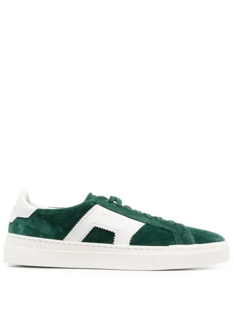 Santoni low-top suede sneakers