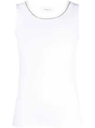 Fabiana Filippi ボールチェーントリム トップ | ホワイト | FARFETCH JP