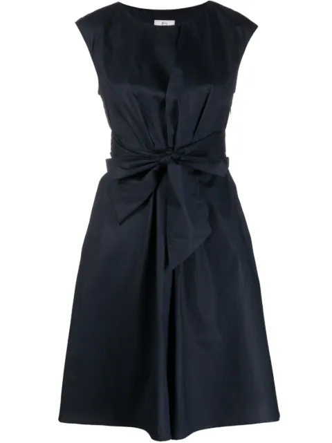 Woolrich tie-waist midi dress