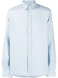 Woolrich long-sleeved linen shirt - Blue