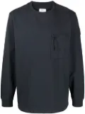Woolrich zip-pocket crew-neck sweatshirt - Blue
