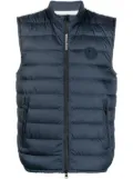 Woolrich logo-patch padded gilet - Blue