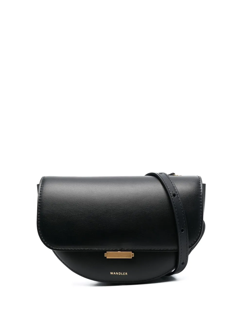 

Wandler Anna leather crossbody bag - Black