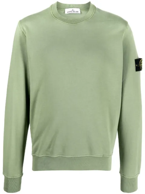 Stone Island logo-patch sweatshirt