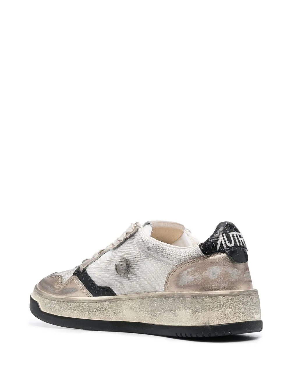 Shop Autry Super Vintage Low-top Sneakers In Weiss