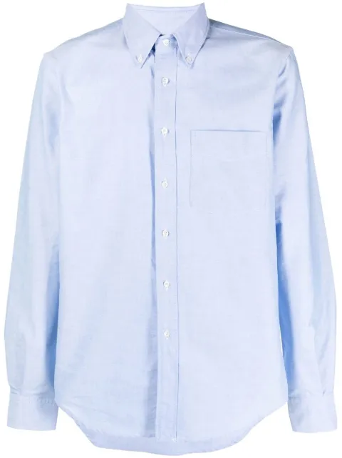 ASPESI long-sleeve patch-pocket shirt