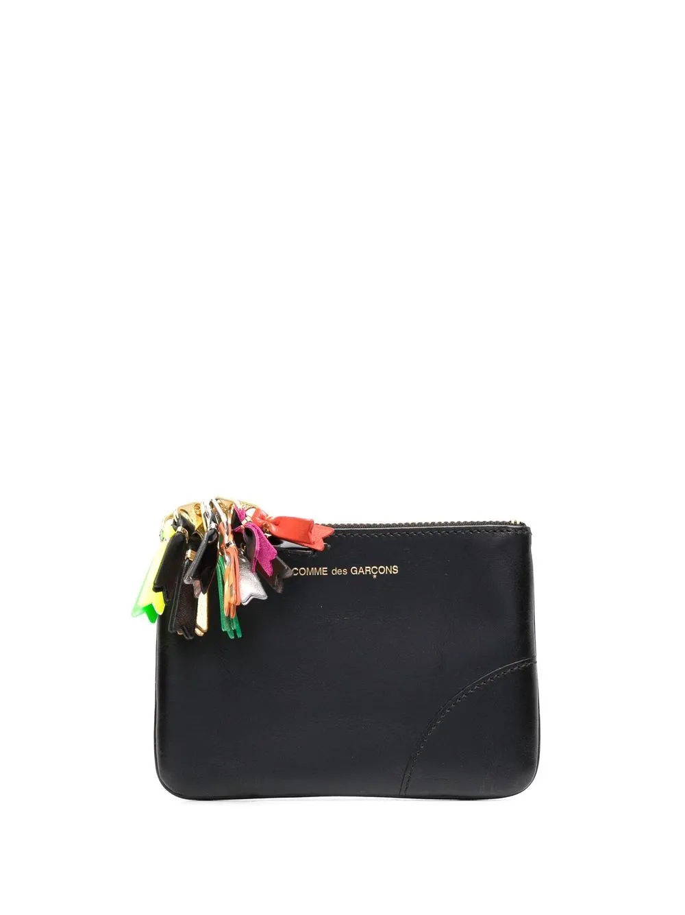 

Comme Des Garçons Wallet tassel leather cardholder - Black
