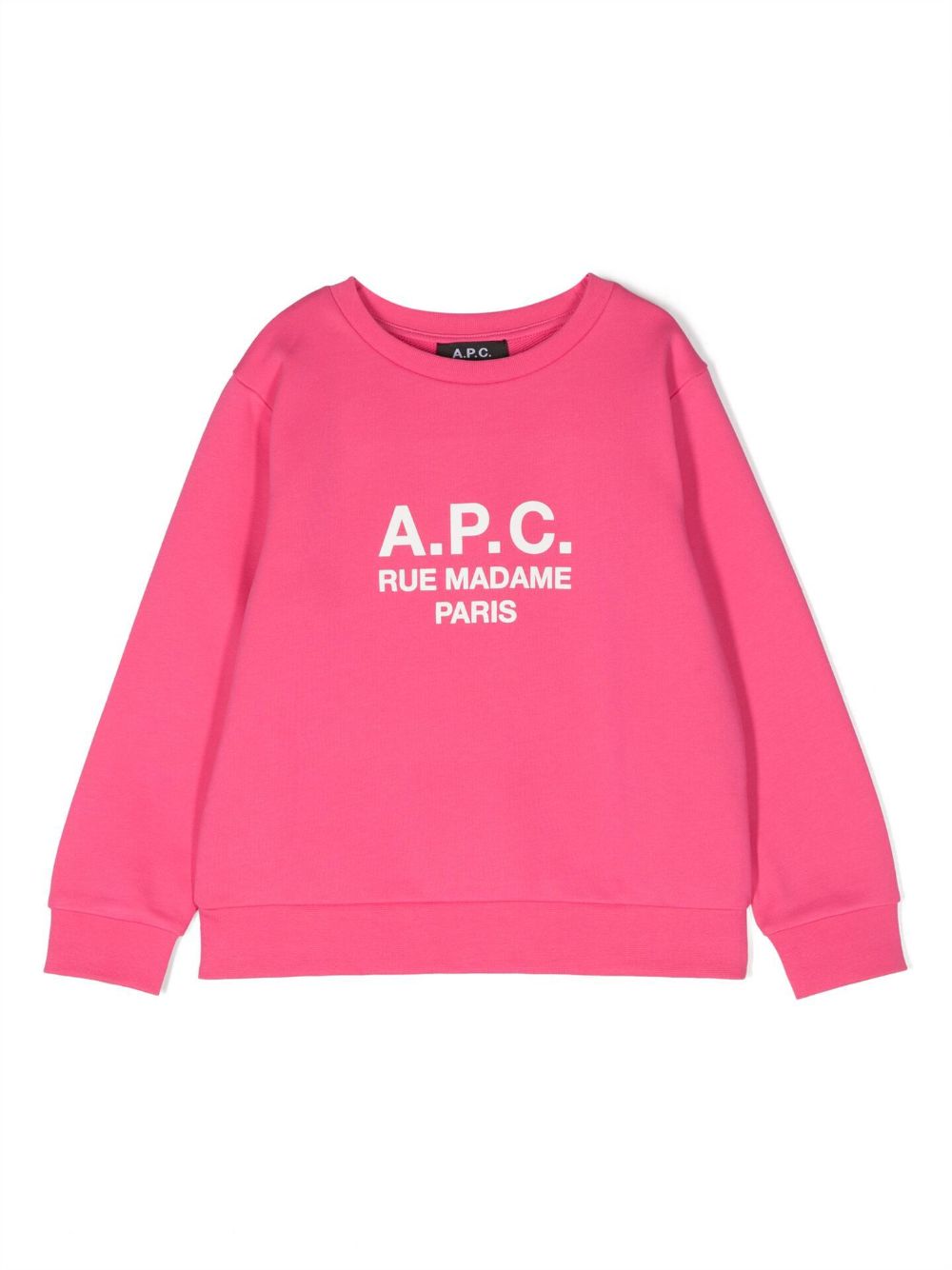 APC LOGO-PRINT COTTON SWEATSHIRT