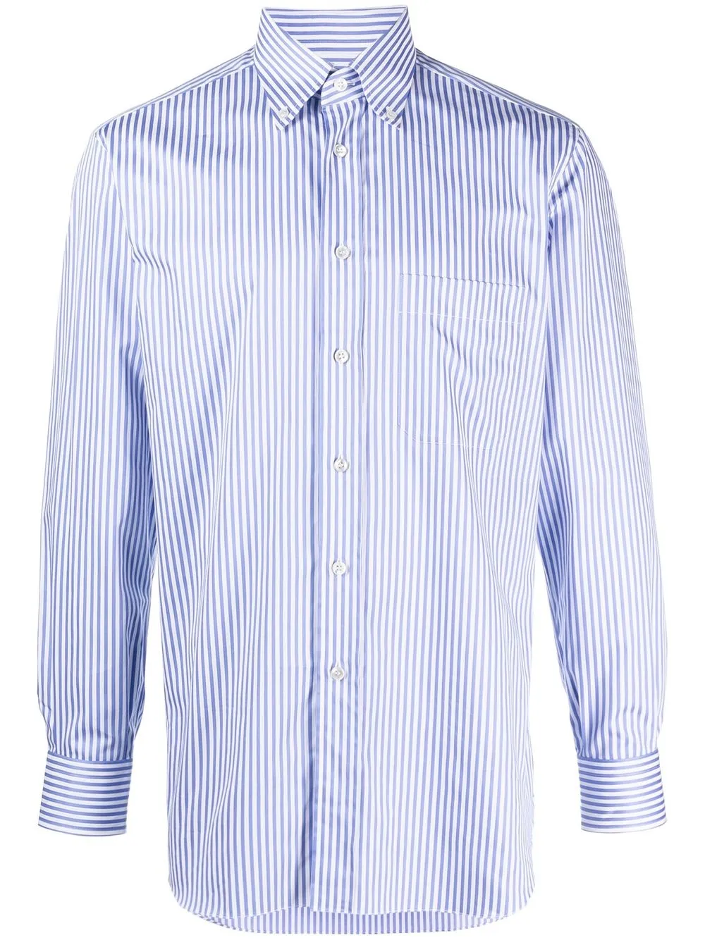 

Brioni long-sleeve striped shirt - Blue