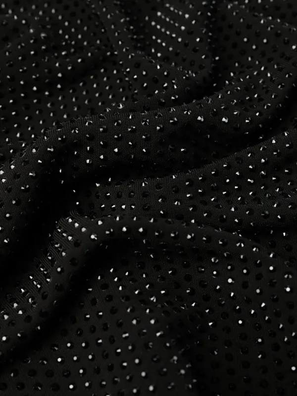 DSQUARED2 crystal-embellished Mini Dress | Black | FARFETCH