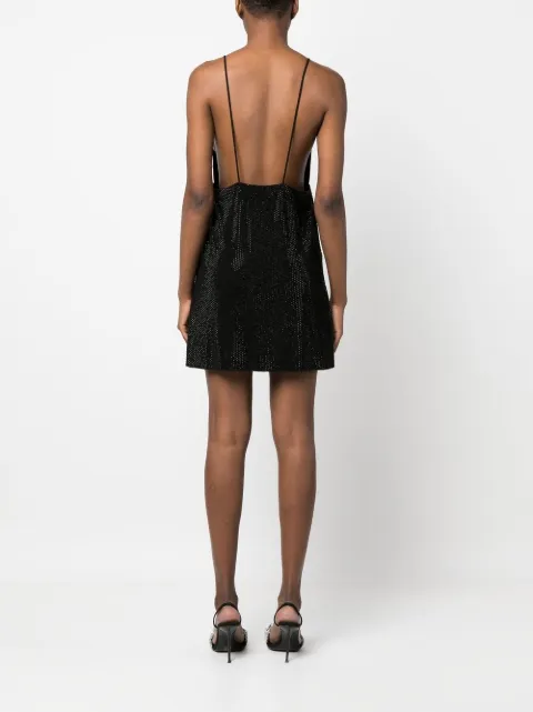 DSQUARED2 crystal-embellished mini dress S75CV0604S22679 - 3