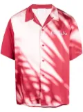 BLUE SKY INN logo-embroidered shadow-print shirt - White