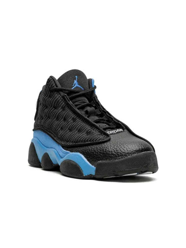 jordan 13's blue and black