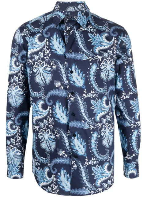 ETRO paisley-print button-up shirt