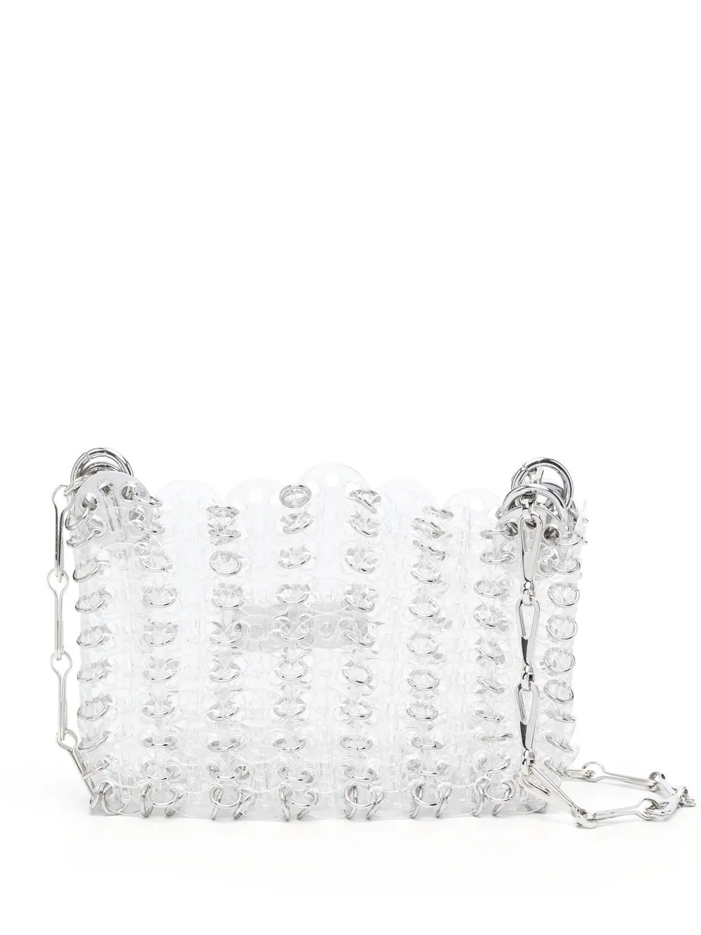

Paco Rabanne bolsa de hombro Iconic Nano 1969 - Plateado