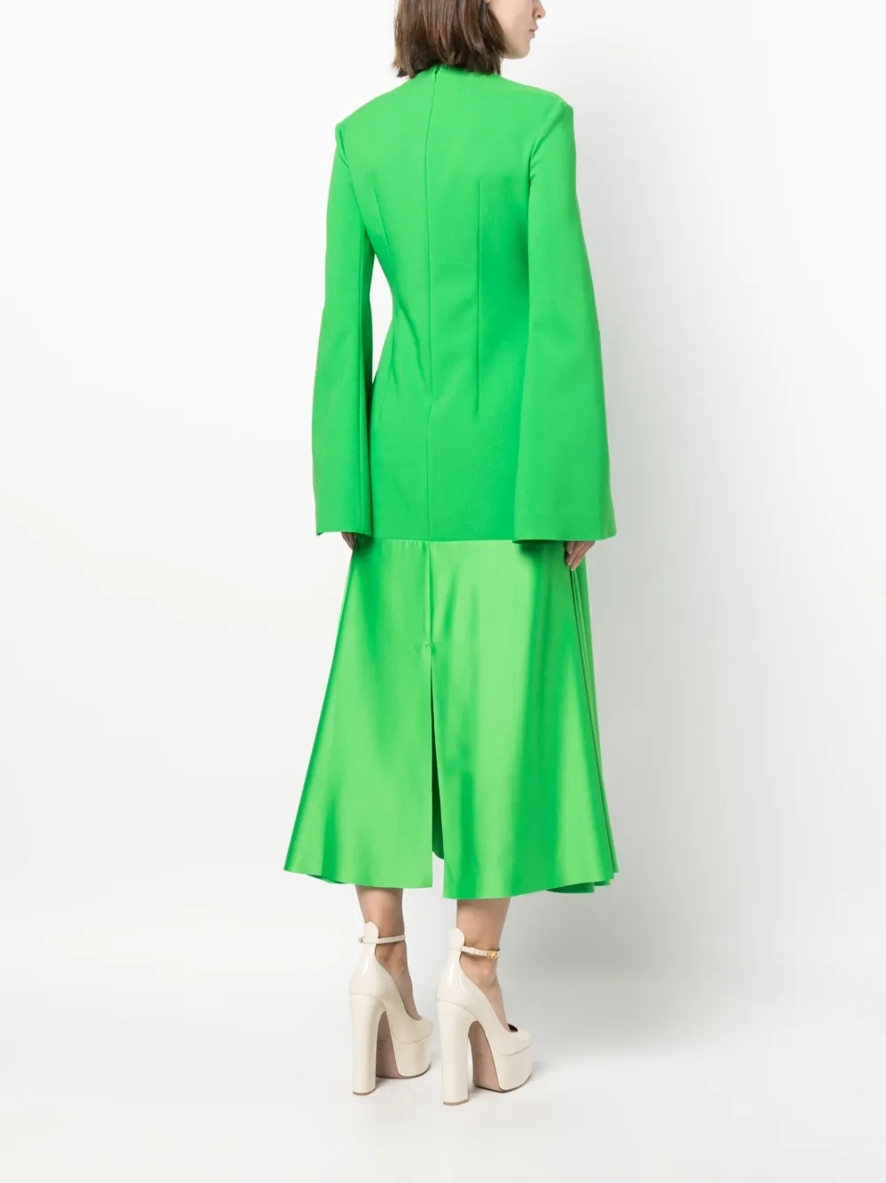 Solace London Gaia Flared Midi Dress Farfetch solace-london-gaia-flared-midi-dress-farfetch
