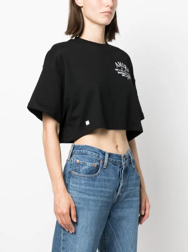 Crop Top T-Shirt - White