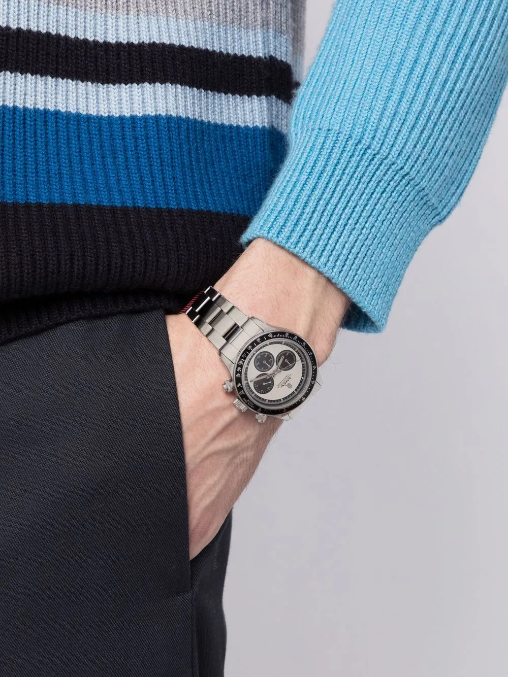 A BATHING APE® Type 4 BAPEX® horloge - Zilver