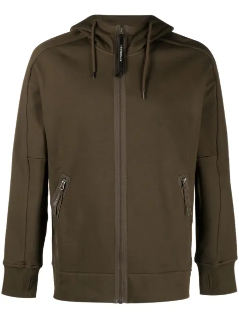 C.P. Company Goggle-detail zip-up hoodie