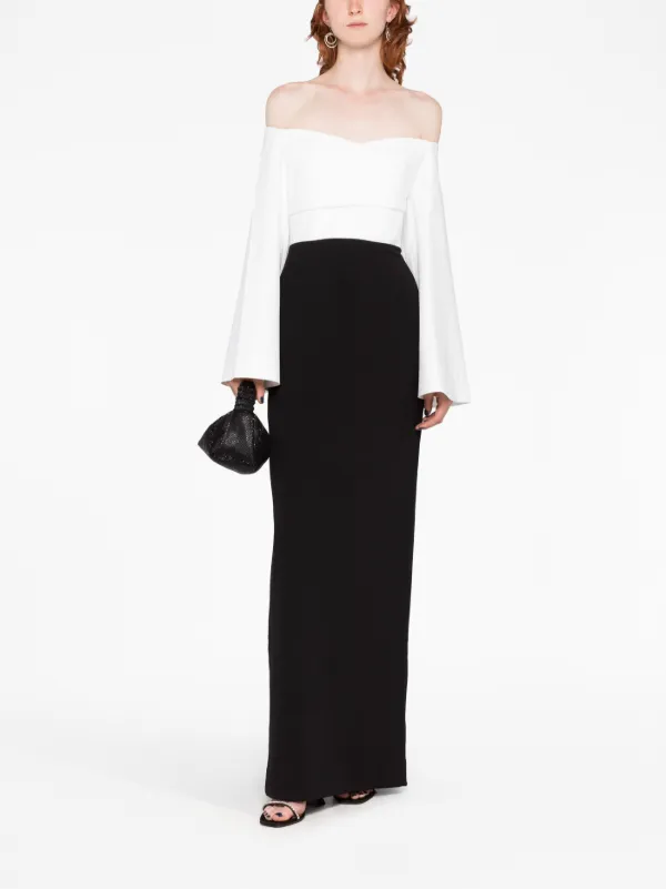 Wide sleeve maxi dress best sale