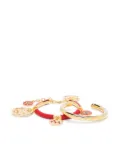 Rabanne charm bangle bracelet set - Gold