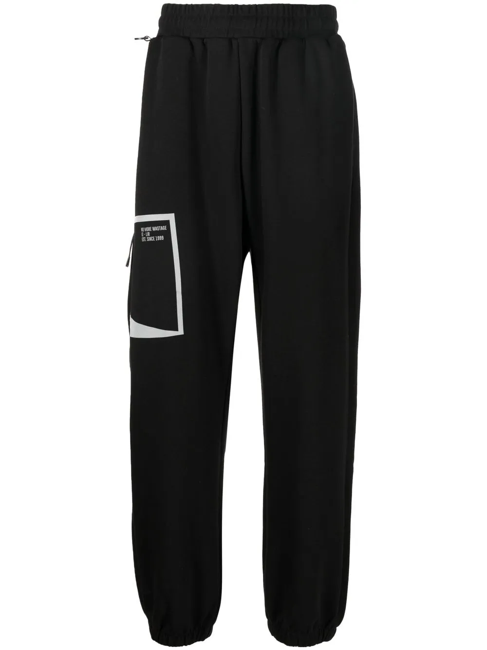 

izzue pocket-detail track pants - Black