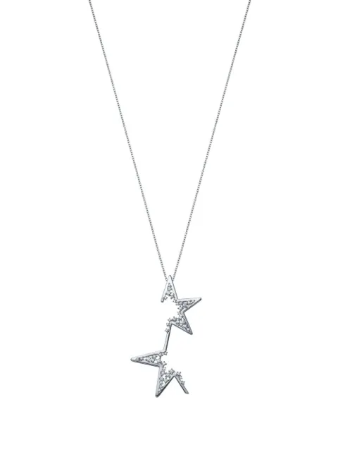 TASAKI 18kt white gold Collection Line Abstract Star diamond necklace