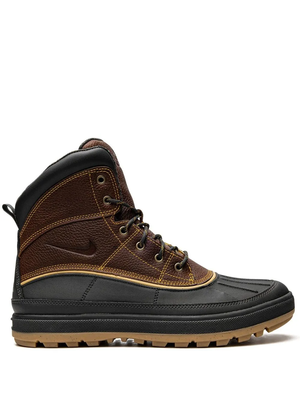 nike bottines woodside 2 à lacets - marron