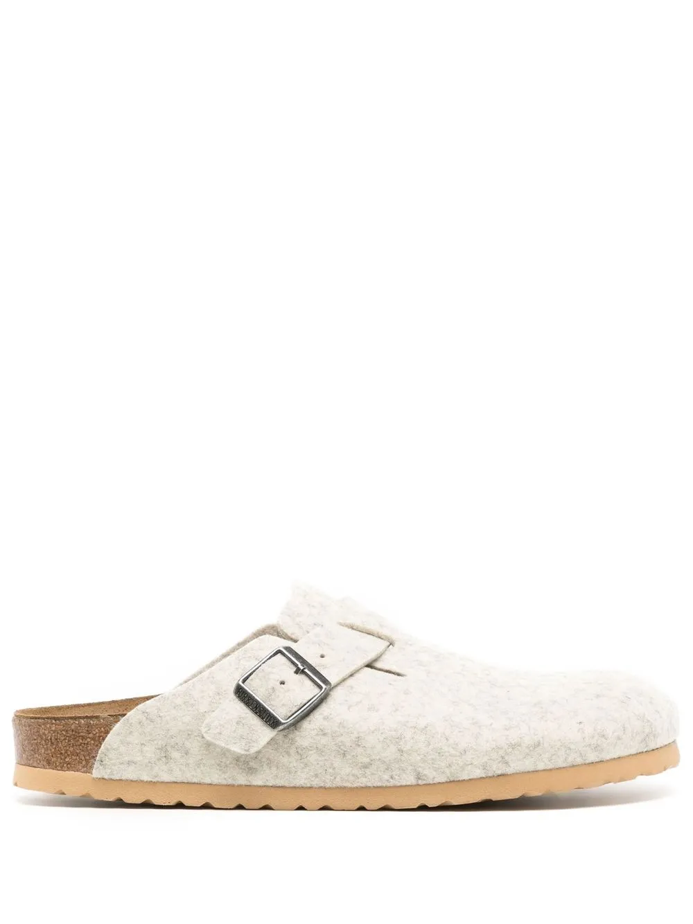 

Birkenstock Boston wool felt slides - Grey