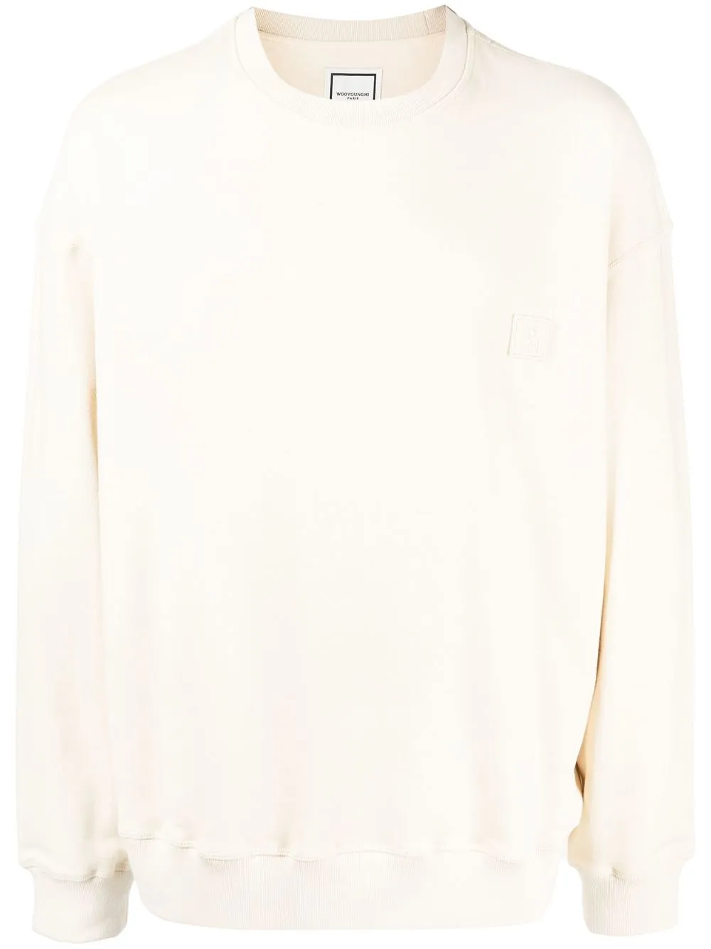 

Wooyoungmi cotton logo-embroidered sweatshirt - White