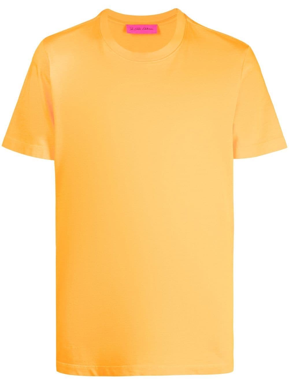 The Elder Statesman Super Soft T-shirt In Orange