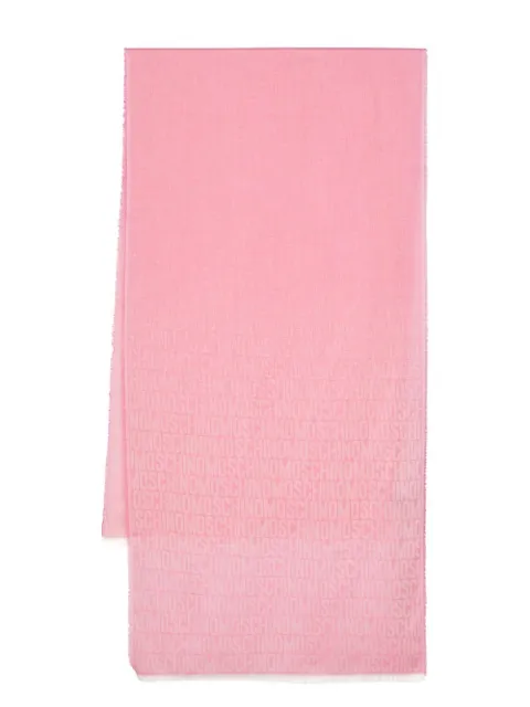 Moschino Schal mit Logo-Print