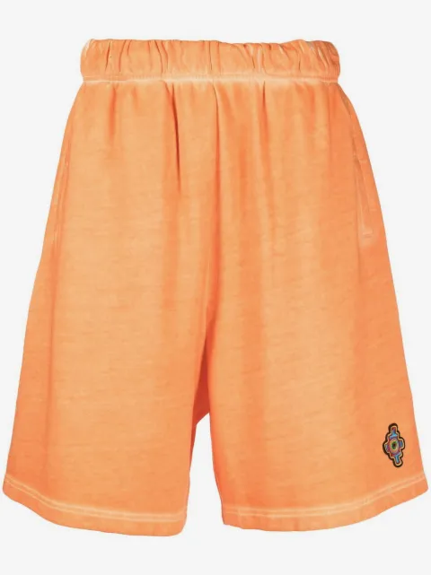 COUNTY OF MILAN logo patch knee-length shorts