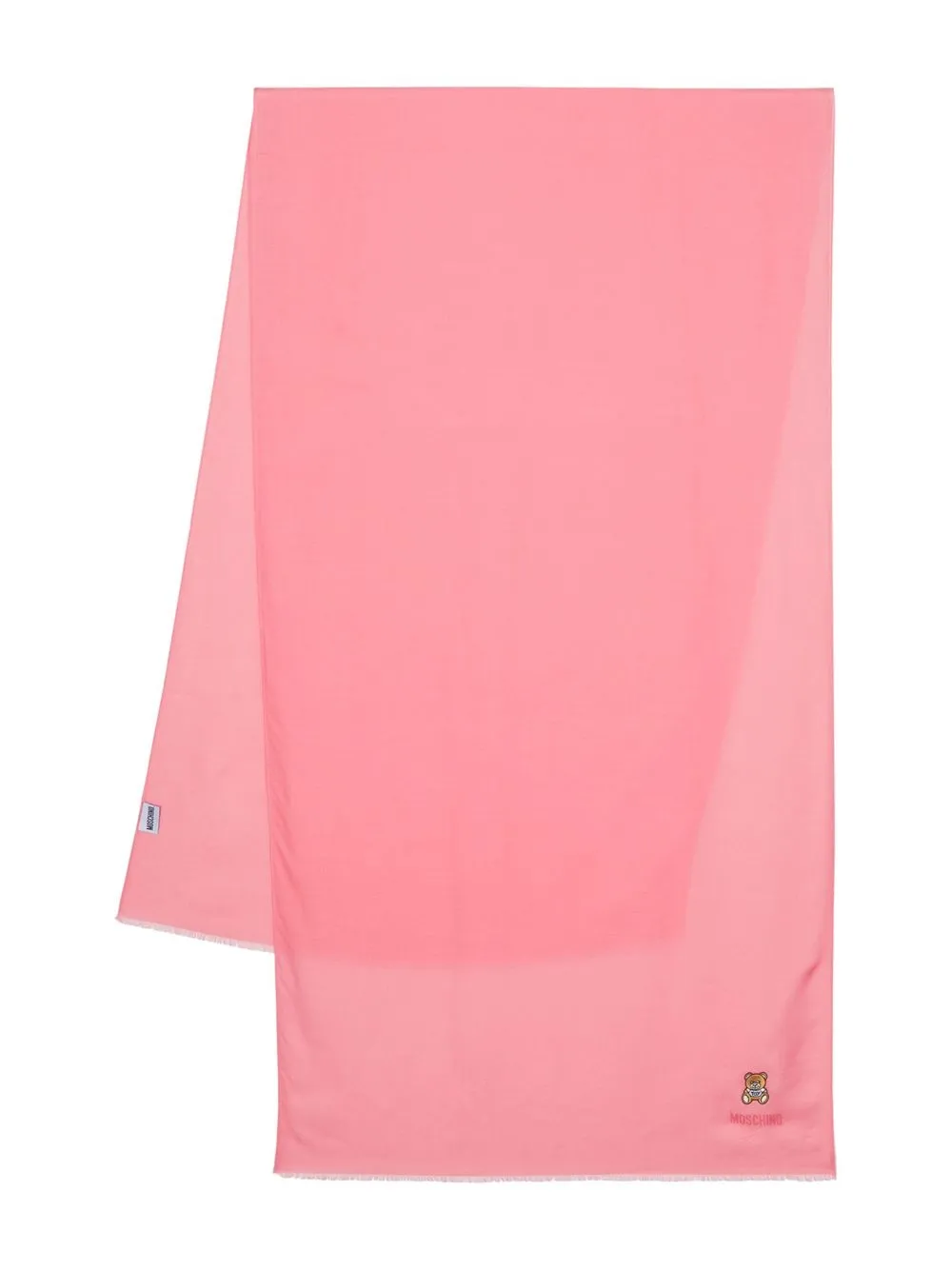 

Moschino Teddy Bear-logo scarf - Pink