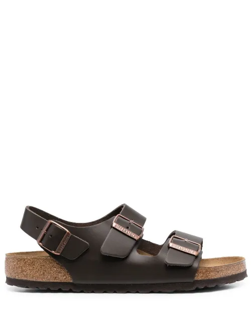 Sandales en cuir à boucles - Birkenstock - Modalova