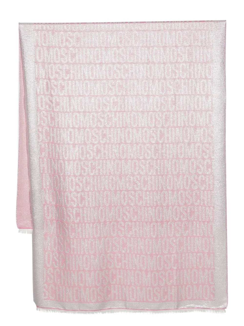 

Moschino logo-print scarf - Pink